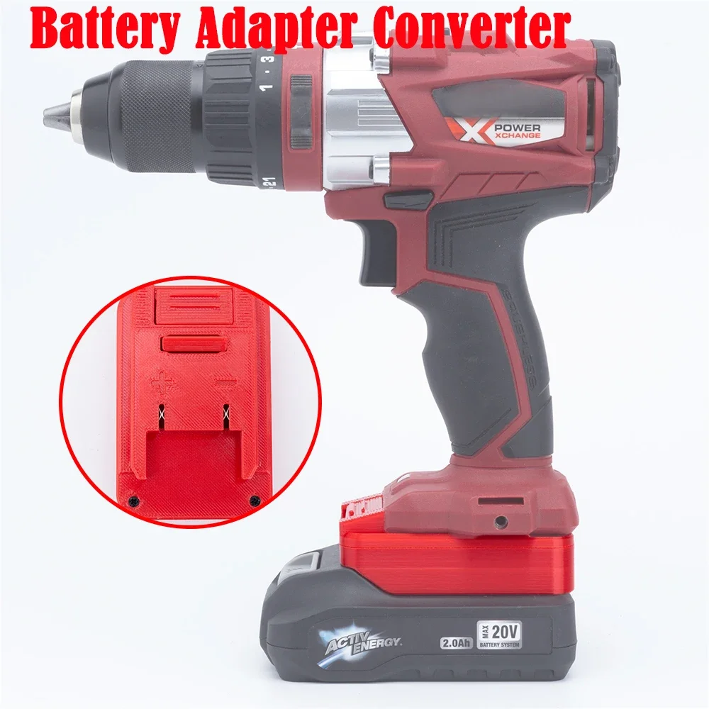 Per Lidl Parkside Per Strumenti Ozito 20V Compatibile Con Convertitore Adattatore Per Batteria Agli Ioni Di Litio Aldi Ferrex Activ Energy 20V