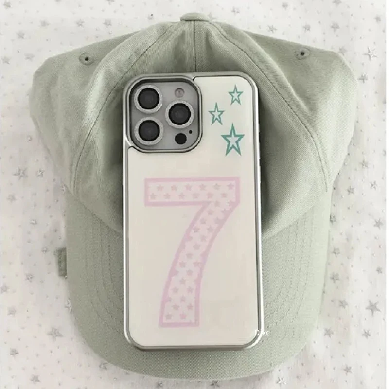 Lucky Number Seven Korean Minimalist Phone Case