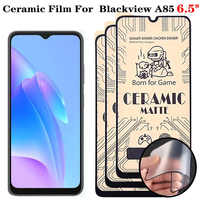 

Ceramic film Blackview A85 screen protector BlackviewA85 Black view matte film Blackview-A85 soft glass for Blackview A 85