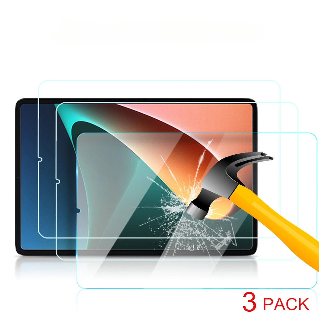 3Piece Glass Protector for Xiaomi Pad 5 6 Mi Pad 5 Pro Screen Protective Film for Xiaomi Redmi Pad SE Mipad 4 Plus Screen Guard