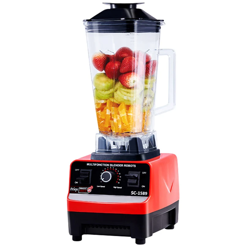 

4500W Blender Ice Smoothies Fruit Food Processor Powerful Heavy Juicer 3HP Mixer Professional Commercial Grade Blenders