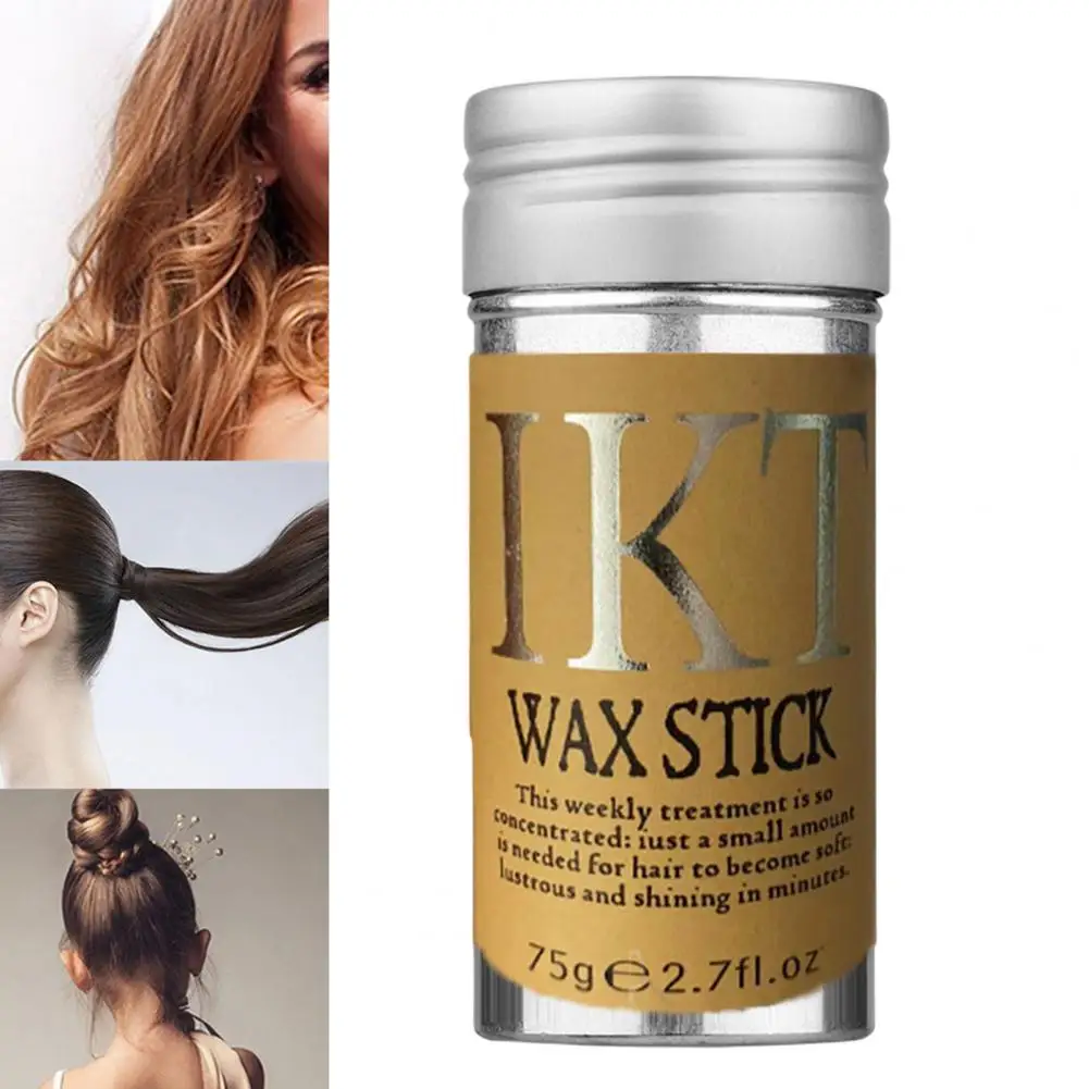 

Палочка для воска, компактная палочка для разбивания волос, Освежающая, увеличивающая текстуру, практичная Восковая Палочка для края волос