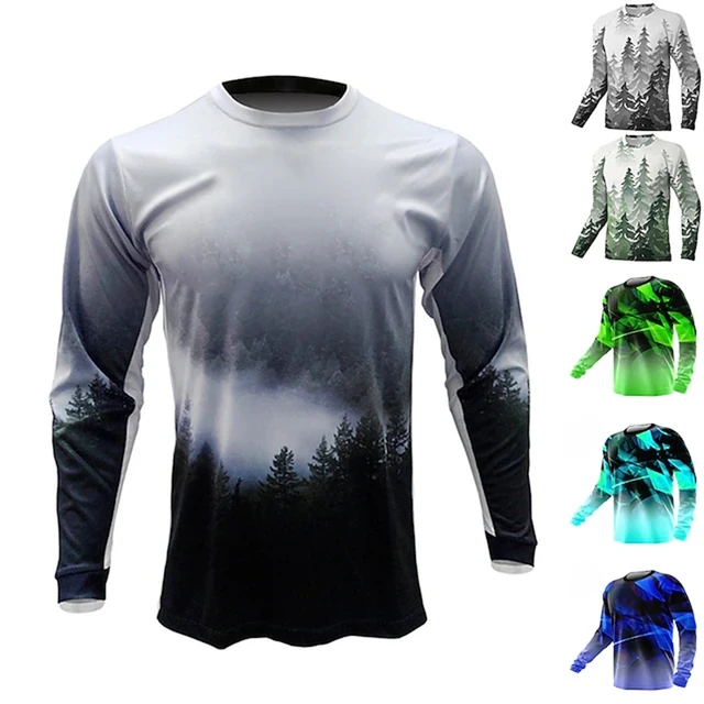 UV Protection Outdoor Sports Crewneck Tops,Running Sun Protection T-Shirts,  UPF50+ Men's Long Sleeve Fishing Shirt - Breathable - AliExpress