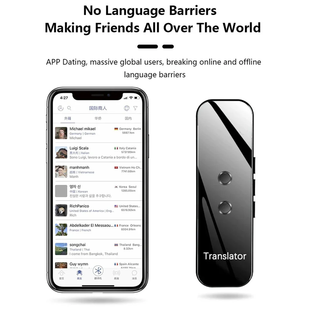 G6 Language Translator Device 137 Languages High Accuracy Real-Time Online Offline Translation
