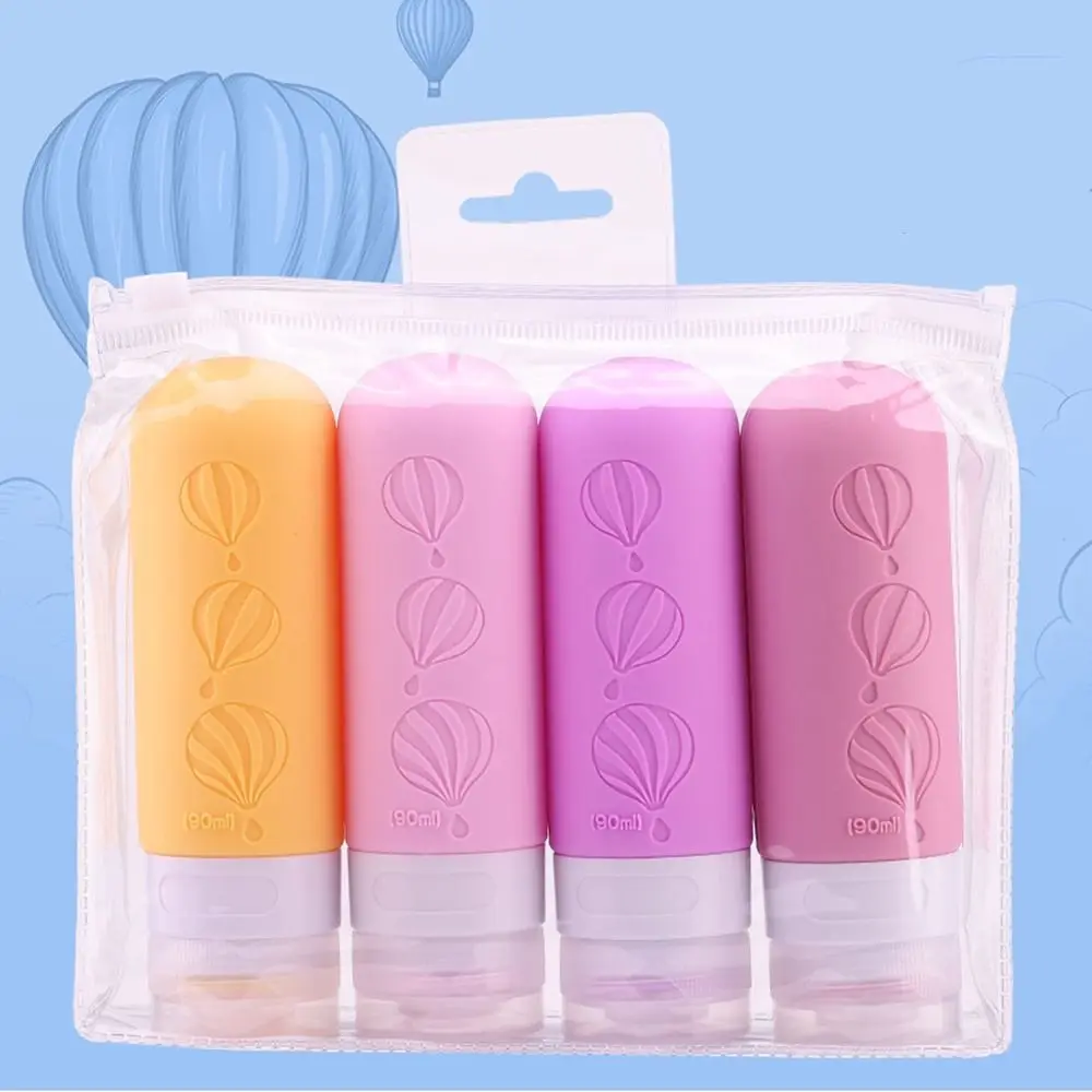 

Многоразовая Бутылка 90 мл, силиконовый контейнер для лосьона, косметика, портативный шампунь для путешествий