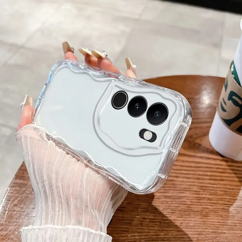 Clear TPU Wave Soft Phone Case Cover - Enhanced Protection and Style
