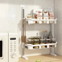 Wall Mounted Storage Rack Toilet Washbasin Simple Storages Shelf Multiscenario Available Multipurpose Organizer Plastic Shelves 2