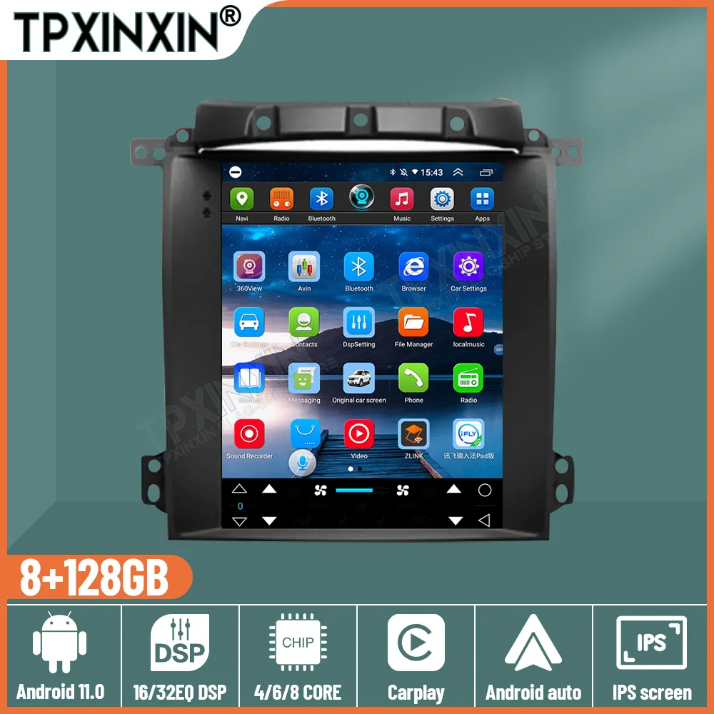 

For Kia Sorento 2002 - 2006 Android 11 Car Radio Tape Recorder Navigation Tesla Style Screen Stereo Auto Multimedia Video Player