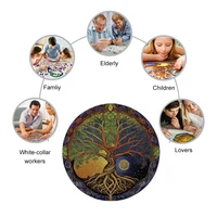 Creative Plant Wooden Puzzle Life Tree Montessori Protection Puzzle Family Interactive Children's Toy Gift Puzzle Multi size 2