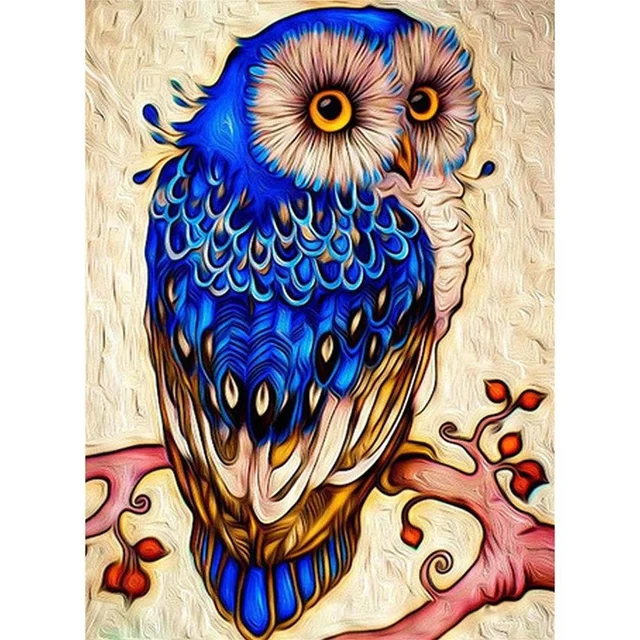 Animal 5D Diamond Painting Parrot Cat Dog Diamond Mosaic Animal Bird Rhinestone Embroidery Full Round Diamond Cross Stitch Kit CY-DW04278AE6
