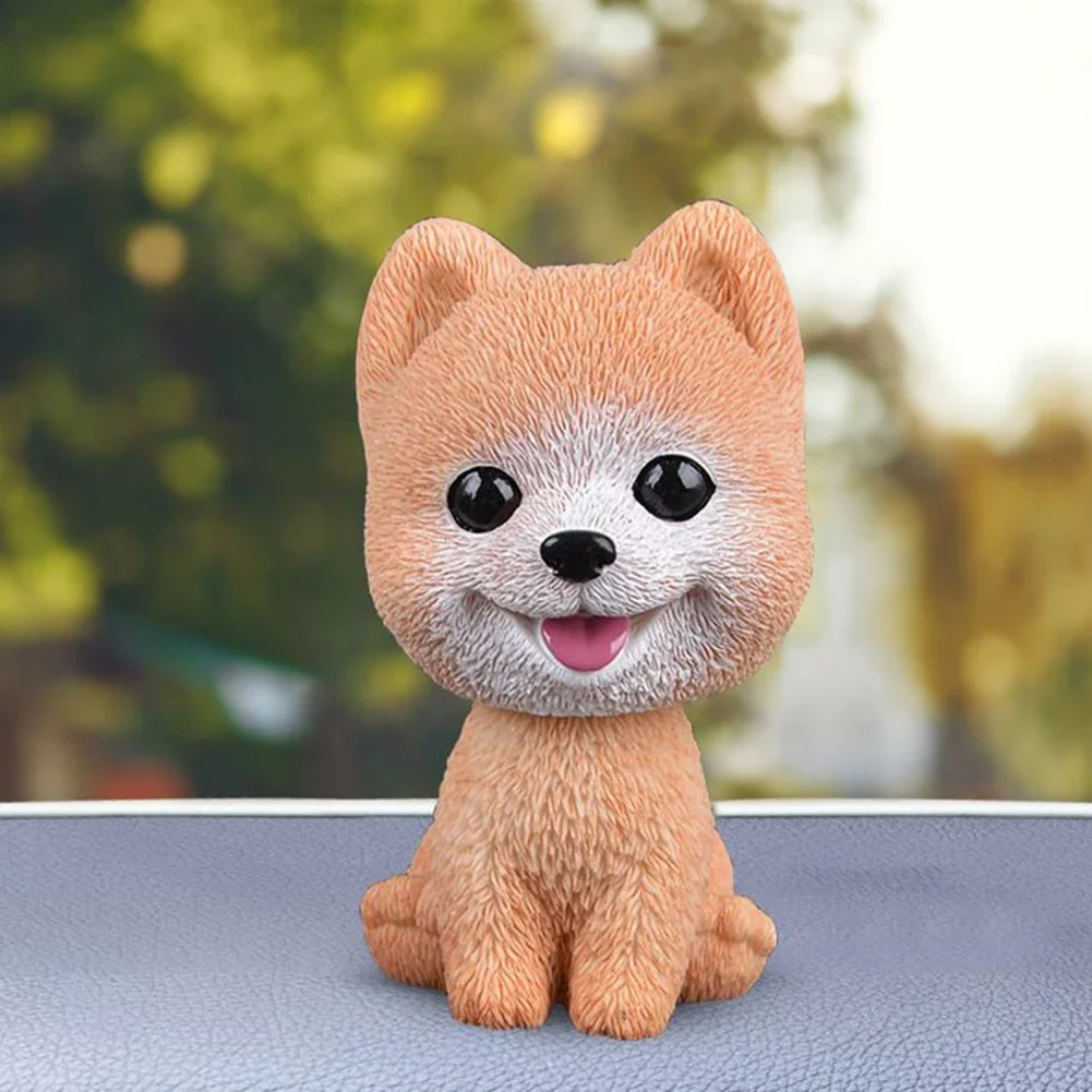 Auto Ornamenten Knikken Hond Auto Dashboard Hoofd Schudden Hond Auto Styling Bobblehead Hondenspeelgoed Schommelkop Hond Auto Accessoires (Color : Labrador