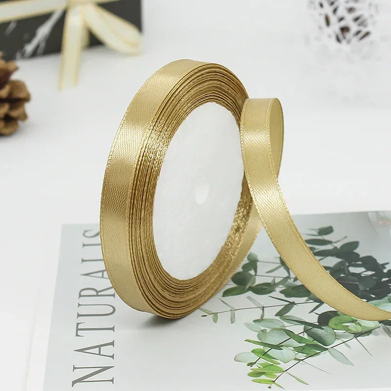 Elegant Satin Ribbons for Gift Wrapping & Decorations - 25 Yards