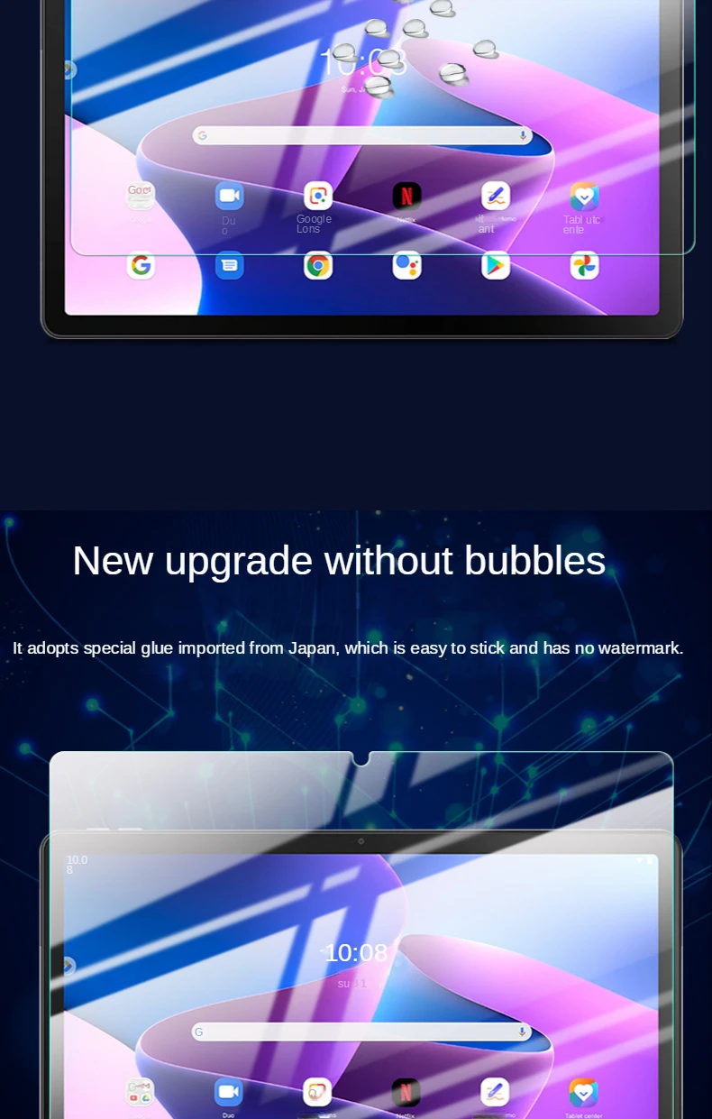 Tab, Tablet Película Protetora, M10 Plus, 3ª Geração, 10,6