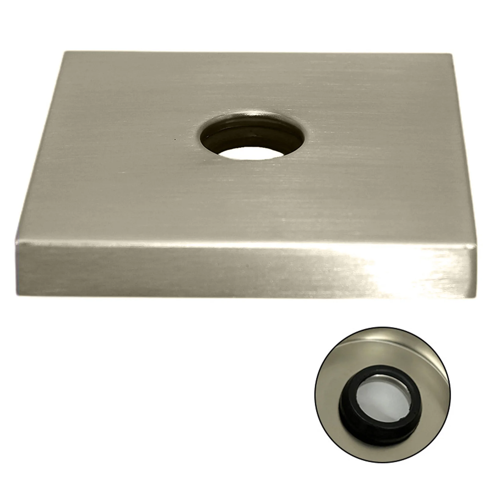 Durable Bathroom Hardware Decorative Cover Flange Shower Cover Stainless Steel 3.5 Inch 90mm Outer Diameter Bathtub