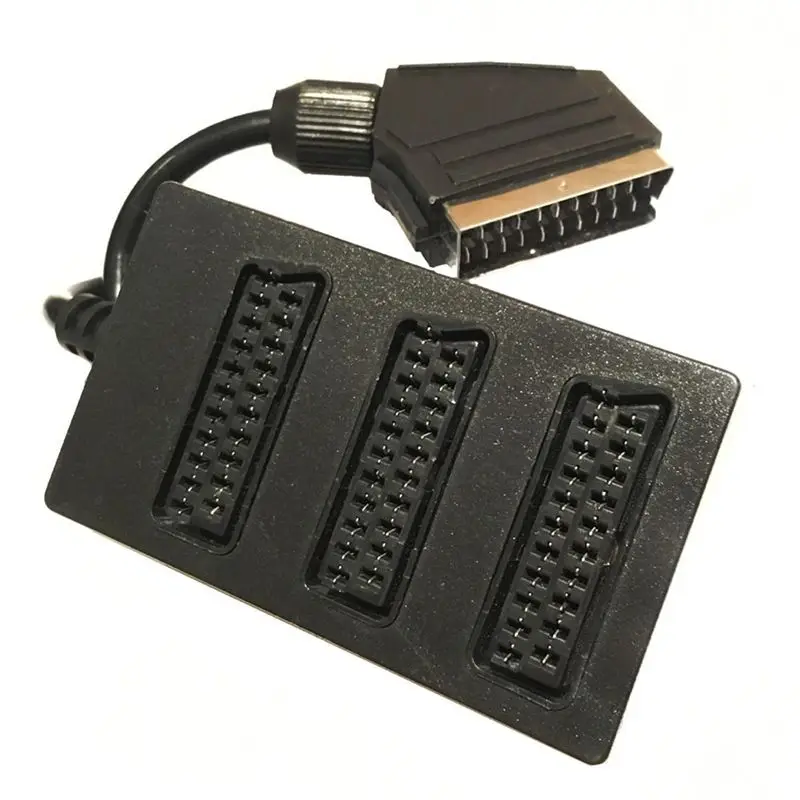 Cabo Splitter Áudio e Vídeo Scart Norma Europeia 3way 0.35 m 3way - Imagem 3
