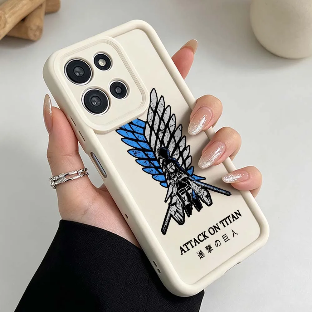 Attack On Titan Logo Silicone Phone Case