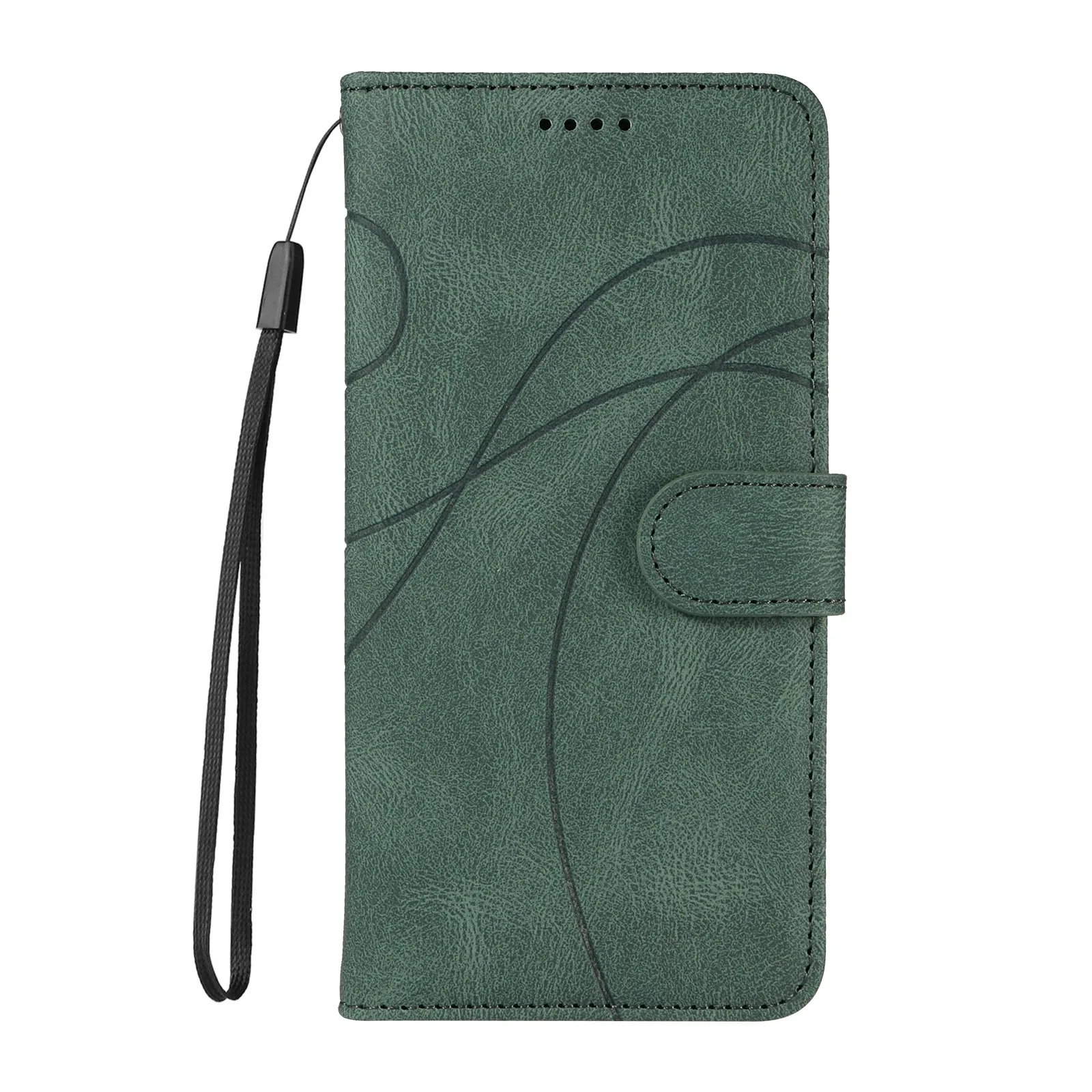 Luxury Leather Wallet Flip Case | Premium Kickstand Book Phone Cover