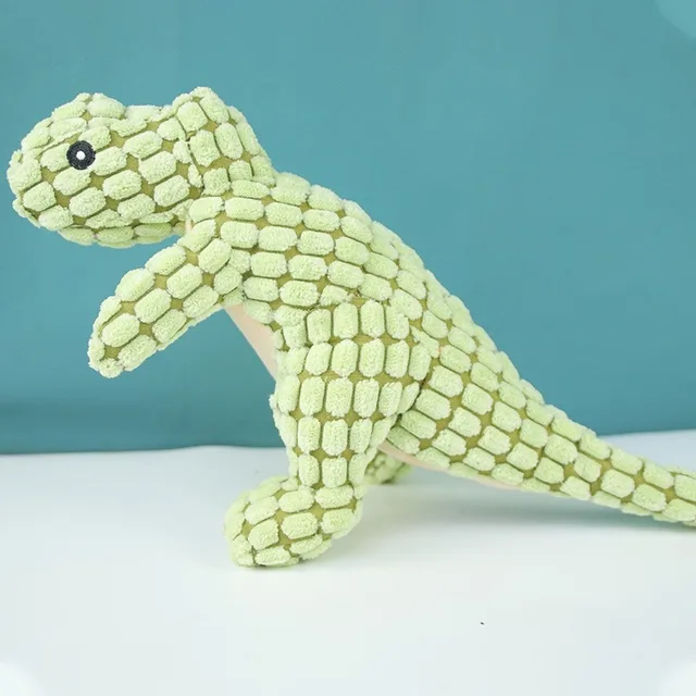 Pet Chew Toys Interactive Cartoon Animal Plush Alligator Shape Dog Sound Toy Gnawing Grinding Teeth Training Supplies 5