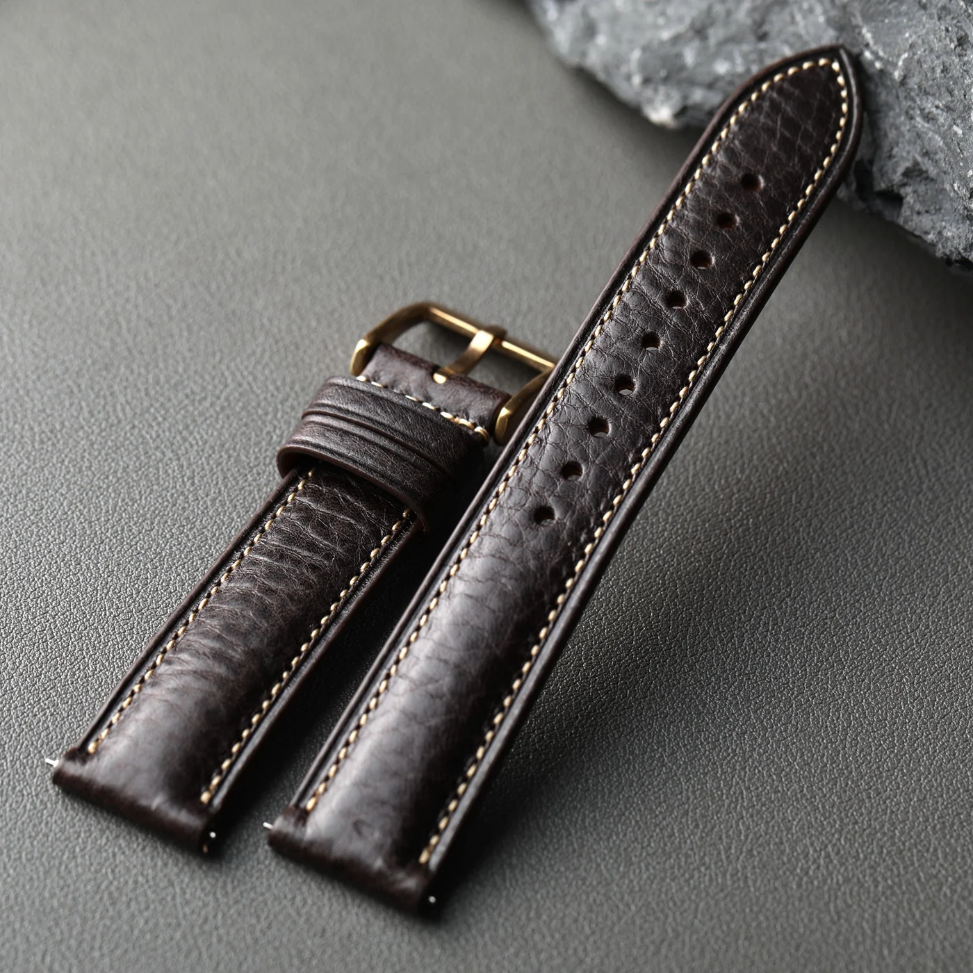 Luxurious Handmade Italian Cowhide Leather Watch Strap - Premium Quality