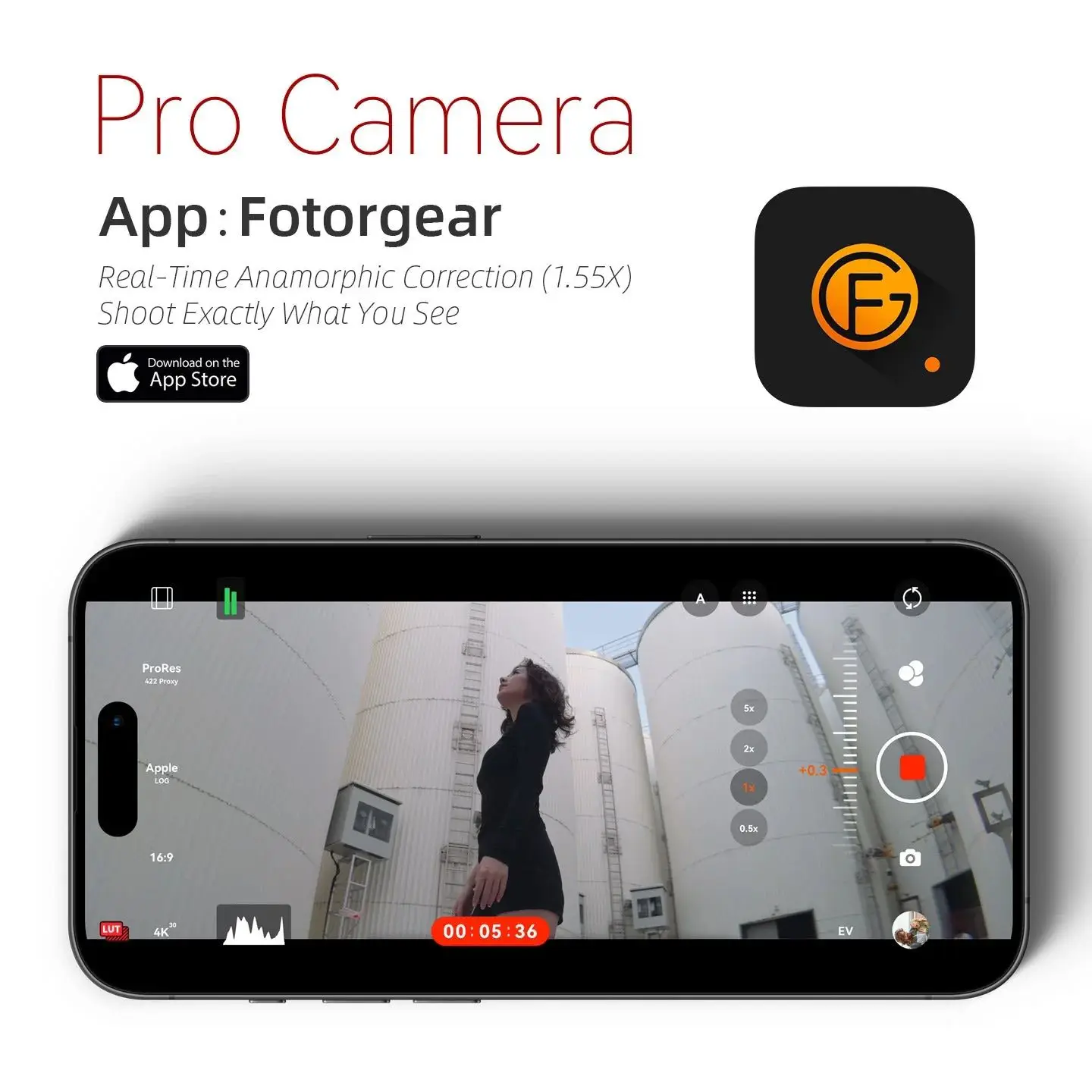 Fotorgear T-mount Obiettivo esterno per telefono cellulare Ritratto Macro grandangolare Fisheye 1.55x Obiettivo per telefono anamorfico per custodia del telefono - Image 5