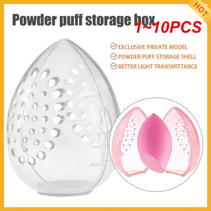 Makeup Egg Storage Box 1~10PCS Makeup Organizer