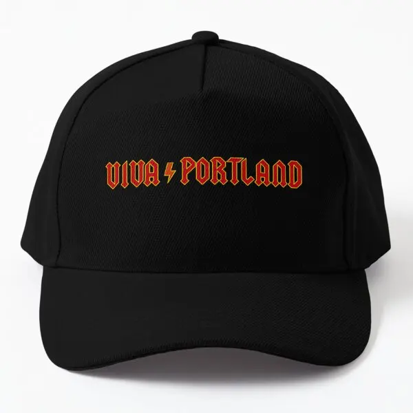

Viva Portland High Voltage Baseball Cap Hat Women Outdoor Boys Sport Sun Solid Color Printed Summer Black Czapka Fish Mens