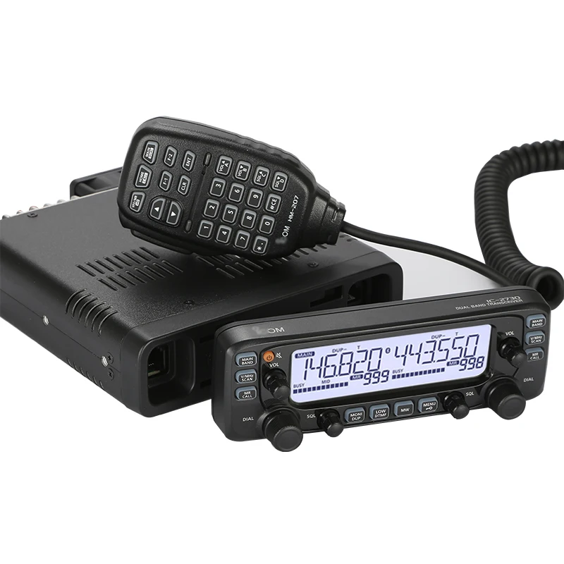IC-2730E High-power Dual Band Dual Display Car Walkie-talkie IC-2720H Upgrade Car Two Way Radio Vehicle Radio
