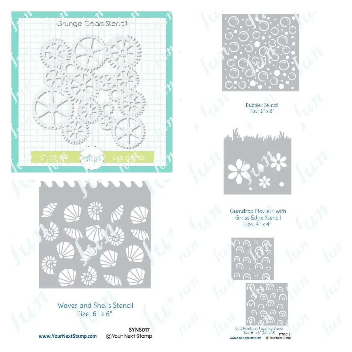 

Rainbows Gears Shells Holiday Silicone Stamps New Reusable Handmade Embossing Make DIY Scrapbooking Photo Album Crafts