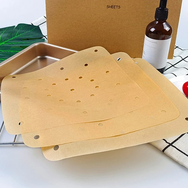 200 Nagyteljesítményű Perforált Pergamenpapír Szett Lég Sütőpapír Tartós Egészséges És Megbízható Anyagi Ajándék