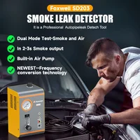 FOXWELL SD203 Automotive Smoke Machine Built-in Air Pump EVAP Vacuum Leak Detector Dual Mode Car Pipe Leakage Diagnostic Tester 2
