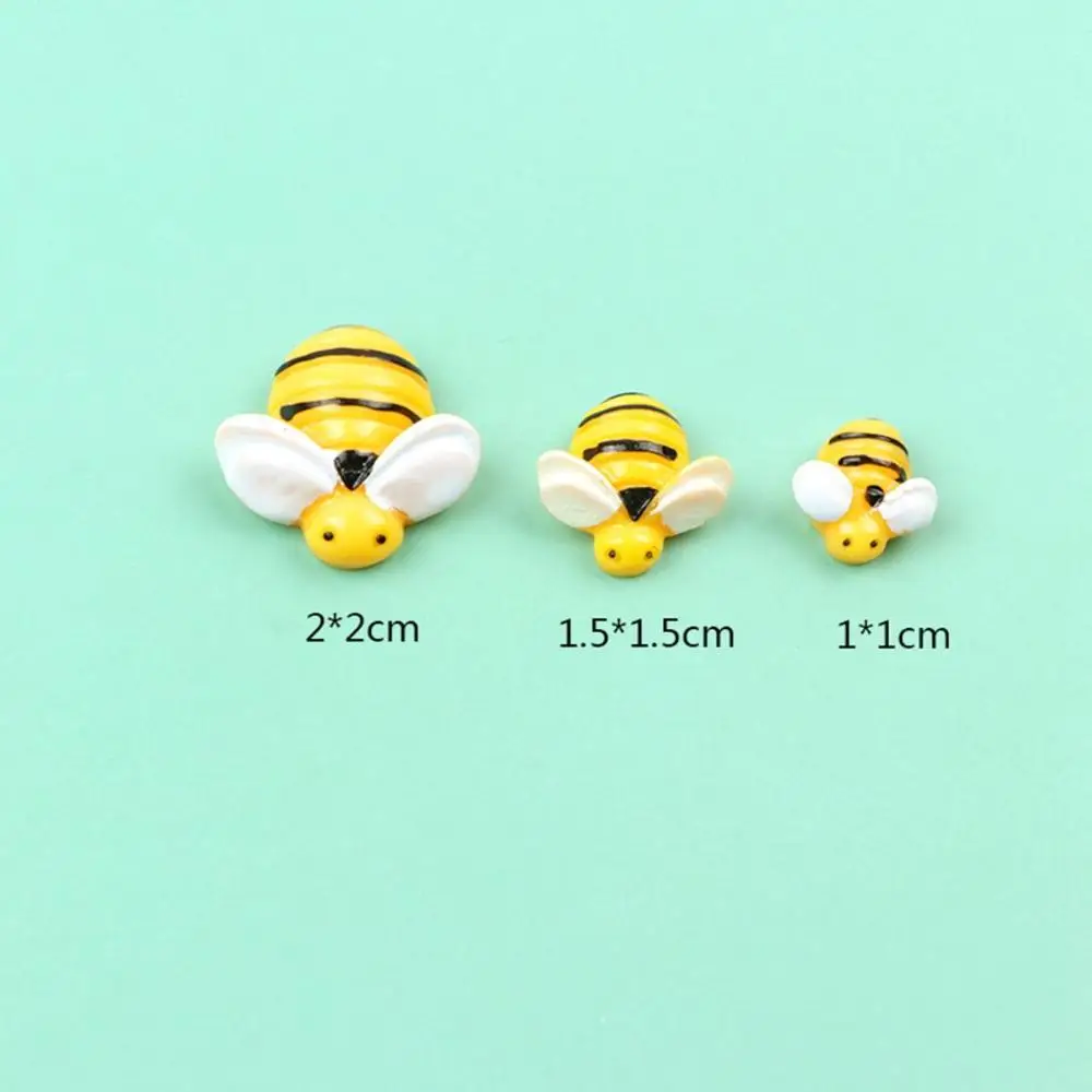 Scrapbook Accessories Jewelry Making Tiny Bee Lovely Resin Embellishment Flatback Miniature Cabochon resin ornaments resin crafts resin crafts accessories