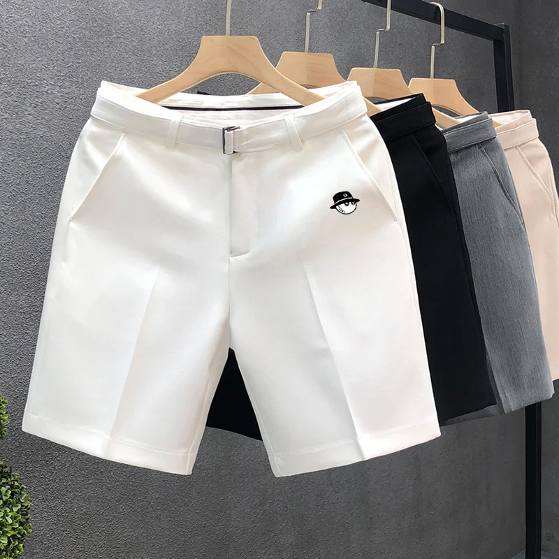 

말본 Summer Men Golf Wear 2024 High Quality Golf Shorts Korean Commerce Middle Pants Golf Clothes Golf Clothing Men Casual Shorts