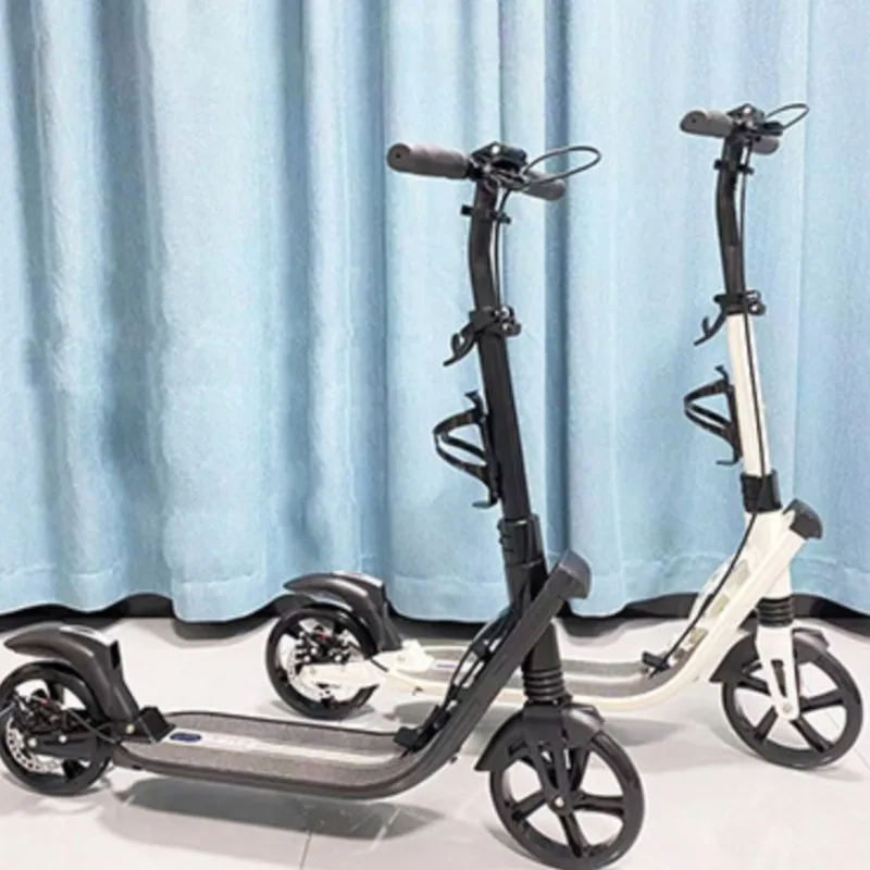 TULX Aluminum Alloy Two Wheel Scooter Foldable Comfortable To Ride Easy To Use Good Load Capacity Higher Security Performance
