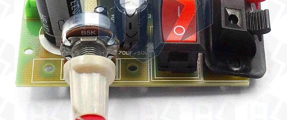 1 ~ 10PCS LM317 DIY Kit Step Down Netzteil Modul Einstellbare Spannung Regler Schalter Rückstellbare Sicherung Elektrolytkondensator – Detail 8