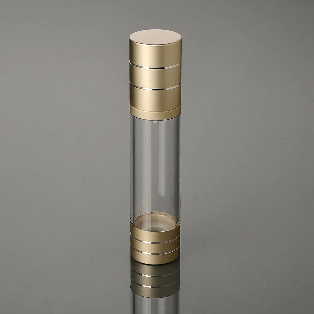 

Золотая безвоздушная бутылка 15 мл 30 мл 50 мл 100 мл, стандартная основа под макияж, тоник, увлажняющая кожа, косметическая упаковка