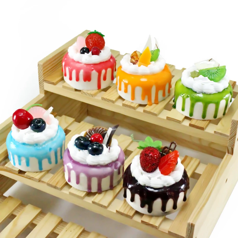 Artificial Fruit Cakes Dessert Model 1Pcs for food model,food photography props,kitchen food toys