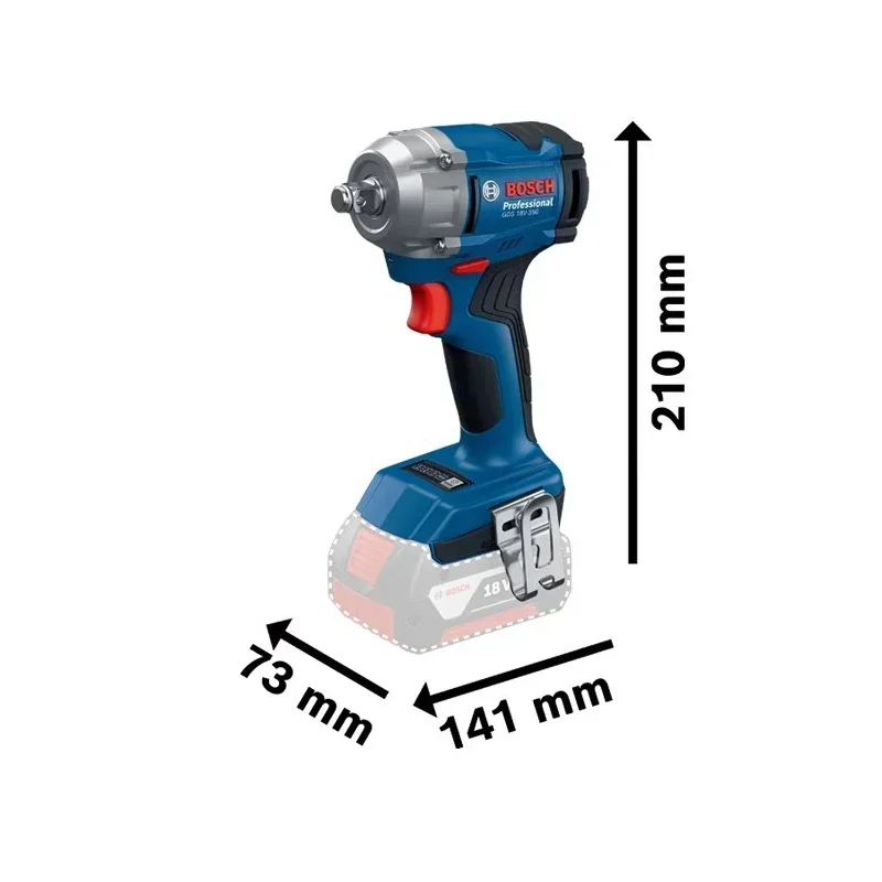 BOSCH GDS 18V-350 Cordless Impact Wrench 3-Gear Torque Adjustment Impact Driver Torque Wrench Bosch Power Tools GDS18V-350 2
