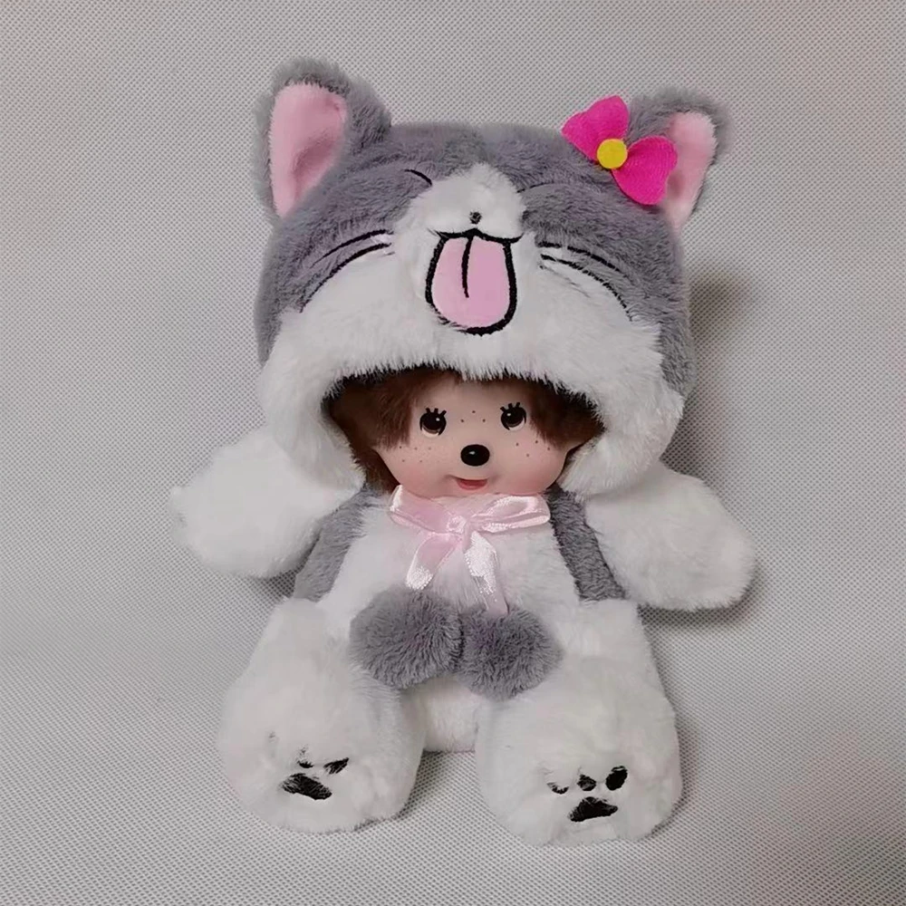 Cartoon Monchhichi Stitch Plush Doll Kawaii Soft Plush Doll Toy For