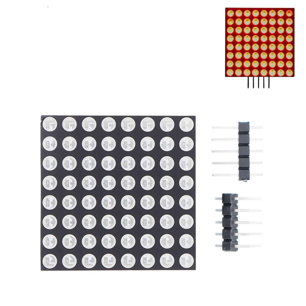 MAX7219 Dot 4-in-1-Display für Mikrocontroller-Modul mit 5P-Leinenverstärker, Ladefunktion, Lora, Netzteil, Spannungsregler – Detail 6