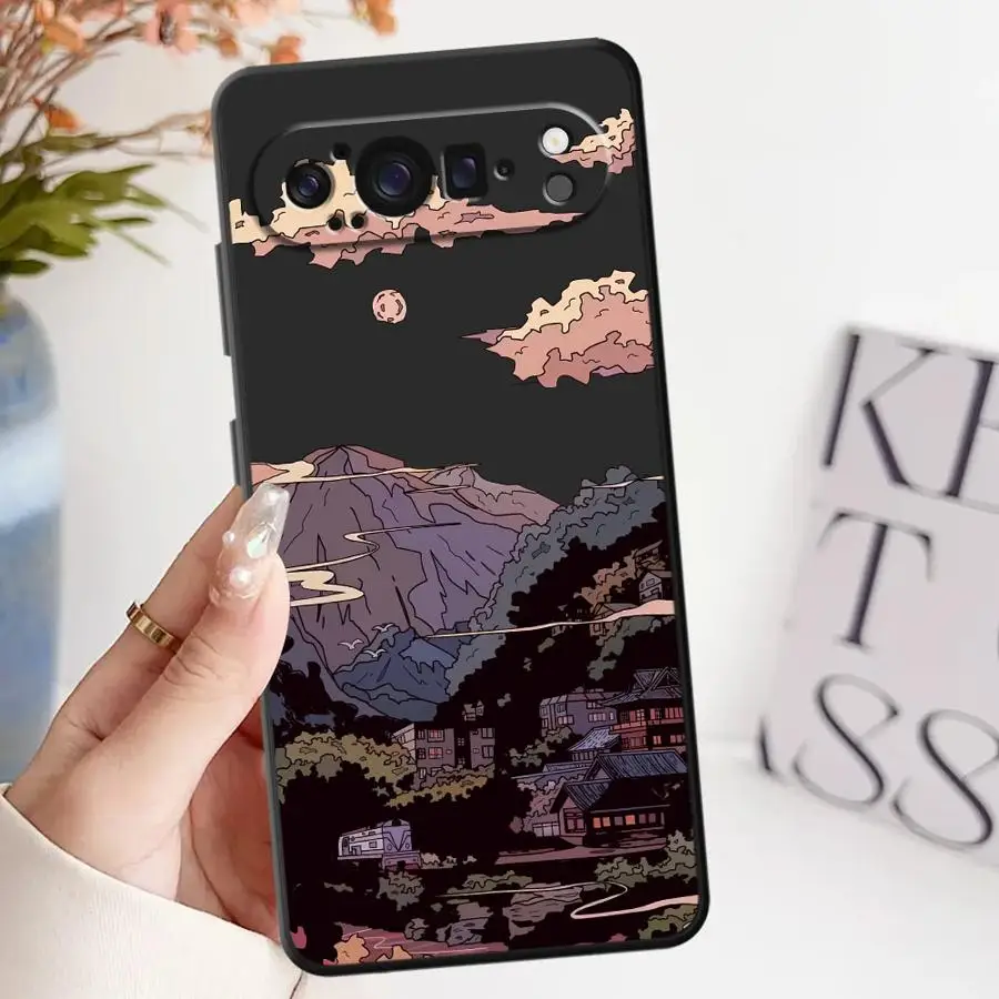 Anime Landscape Mountain Soft Cover Phone Case