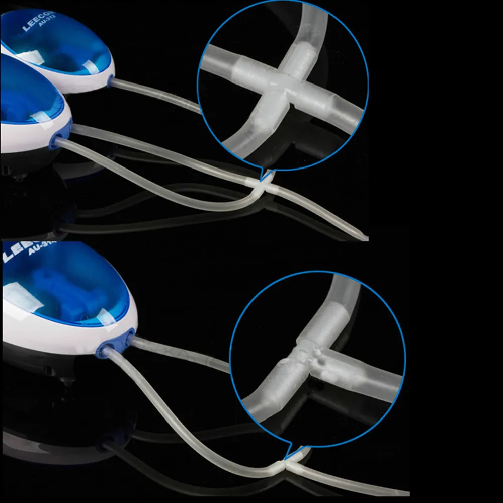 10Pcs /Lot Aquarium Air Pump Airline Valve Plastic Air Line Tubing Connectors Accessories for 3mm / 4mm Tubing