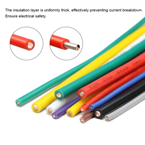 2~50m  1007 Tinned Copper LED Cable 26 24 22 20 18 16 14 AWG Solid Line PVC Insulation Tinned Plating Single Core Wire Line - Image 5