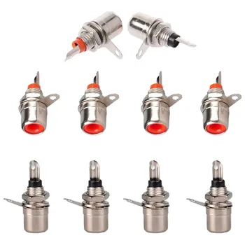 อะแดปเตอร์ RCA ตัวเมียแบบติดตั้งบนแผงวงจร 10 ชิ้น |   การเชื่อมต่อเสียงความละเอียดสูงสำหรับแอมป์ มิกเซอร์ และอุปกรณ์เสียงระดับมืออาชีพ 1