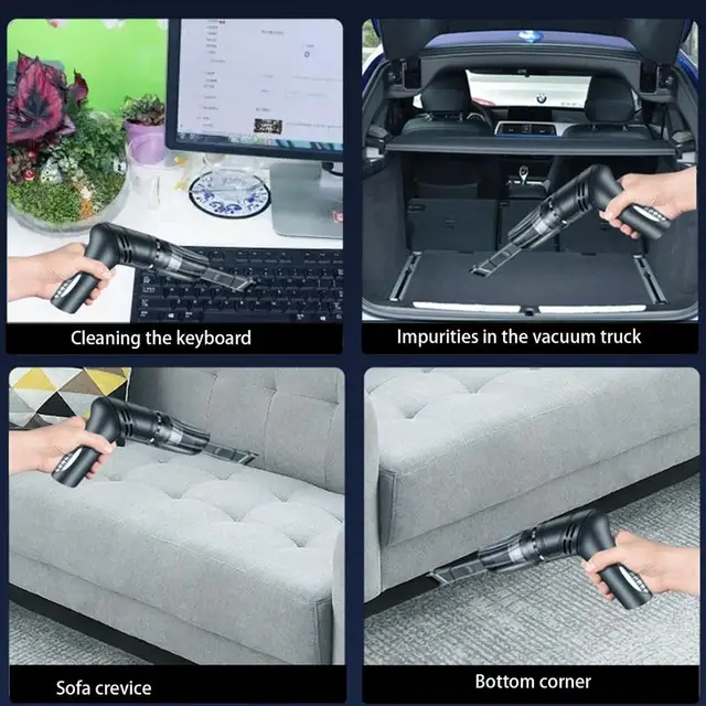 Aspiração poderosa com conveniência sem fio: Aspirador de Pó Sem Fio para Carros
