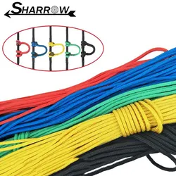 2m Archery D Loop Rope Bowstring Release Nocking D Ring Buckle Rope U Rope Release Aid Bow Hunting Shooting Accessories