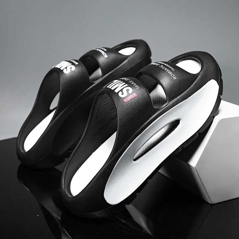 Slip Slippers for Men Non-Slip Non-Slip Summer Slippers Slip Comfy With Thick Sole Soft Foam Sliders External Wear_voghion.com