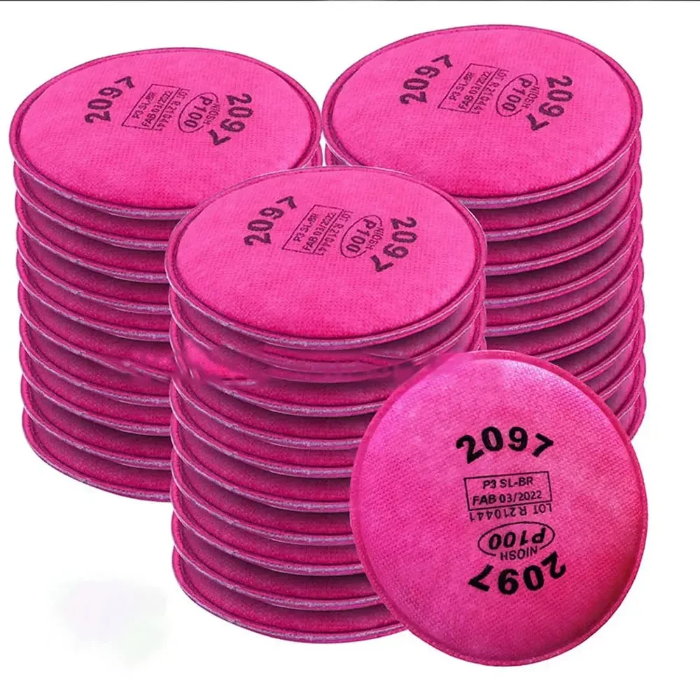Painting Spray Industry Dustproof 2091/2097 Particulate Filter P100 6800 7502 6200 FF402 Series Respirator Dust Mask dust mask gas respirator respirator filter respirator accessory