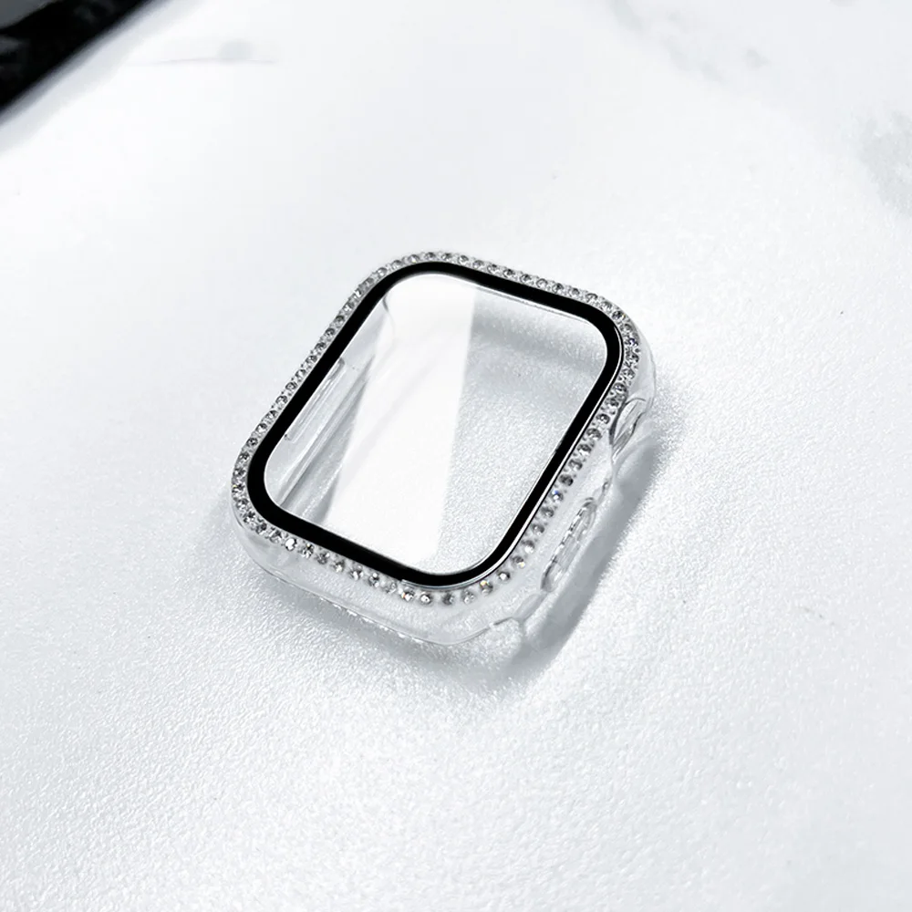 Luxe Bling Glass+Diamond Case with Screen Protector