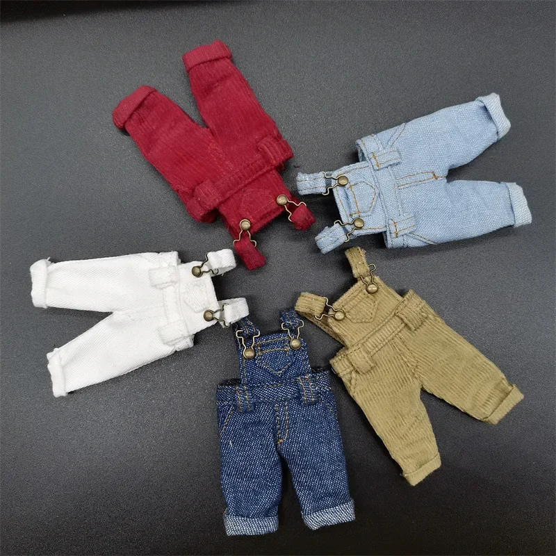 

Ob11 Doll Clothes Cute Suspenders Fashion Pants 1/12bjd Doll Clothes Doll Accessories Gift Special Birthday Cute Toy For Girls