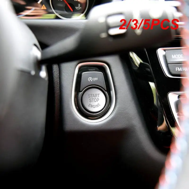 

2/3/5 шт. кнопки запуска двигателя автомобиля, сменная крышка, переключатель стоп-сигнала, аксессуары, декор ключа для X1 X5 E70 X6 E71 Z4 E89 3 5 серии E90